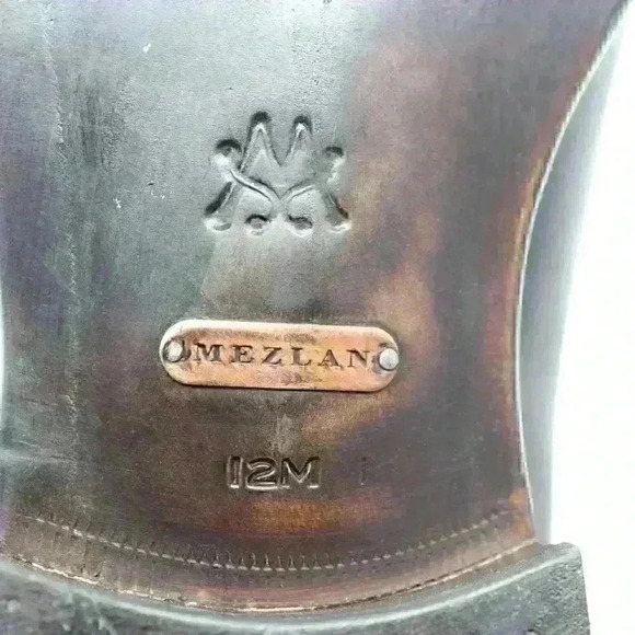 Mezlan Algar Platinum Men's Black Leather Monk Strap Loafers Shoes Size US 12 M - Picture 12 of 12